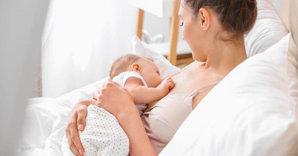 Breastfeeding mother (models)